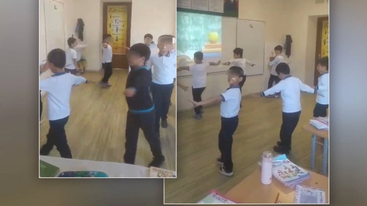 Bakıda müəllim 1-ci sinif şagirdinin ağzına "skoç" vurdu