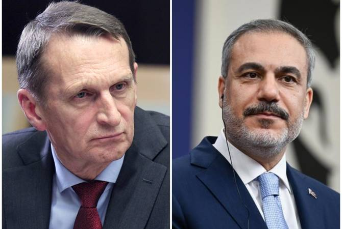 Sergey Narışkin Hakan Fidanla görüşdüyünü açıqlayıb
