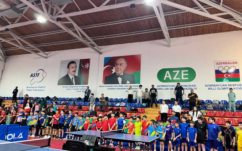 Bakıda stolüstü tennis üzrə ölkə birinciliyinə start verilib