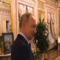 Putin Kremldəki mənzilini göstərdi: İmperatorun portreti, ağ royal...
