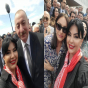 Samirə Prezident və Birinci xanımla bir arada - FOTOLAR