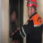 Liftdə qalan 5 nəfər xilas edildi - VİDEO