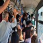 Şirvanda avtobusda dava: Sürücü dispetçerə vintaçanla xəsarət yetirdi