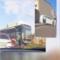 Hövsanda avtobusa çırpılan “Toyota” aşdı - VİDEO