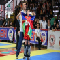 Dünya çempionu Əminə Əliyeva Bakıya qayıtdı