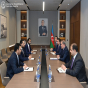 Ceyhun Bayramov Qətərin dövlət naziri ilə görüşüb - FOTOLAR