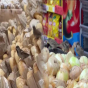Sərçələr Bakıda məşhur marketin “qonağı” oldu - VİDEO