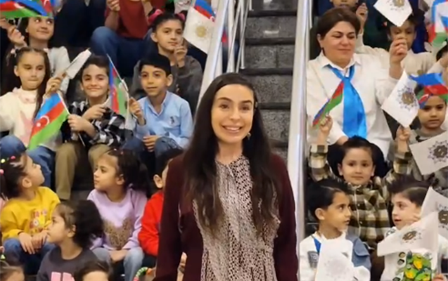 Leyla Əliyevadan uşaqlarla bağlı paylaşım - VİDEO