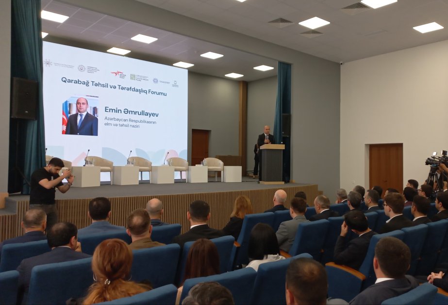 Xankəndidə Qarabağ Təhsil və Tərəfdaşlıq Forumu keçirilir - FOTOLAR