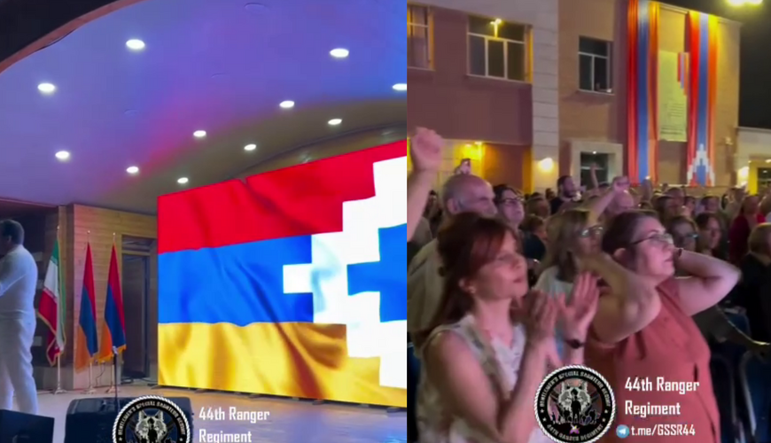 Culfada separatçı bayraqlar: Ermənilərin İranda təxribatı