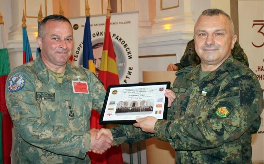 Azərbaycan Ordusunun nümayəndələri Bolqarıstanda təlimdə - FOTOLAR