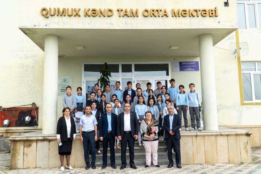 Himayə UİB layihə çərçivəsində Şəki rayonu Qumux kəndində tədbir təşkil etdi - FOTOLAR