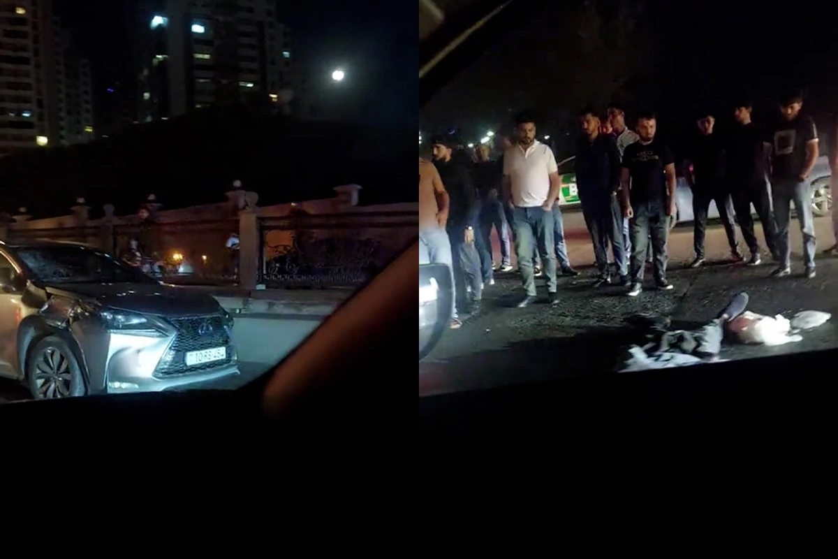 Bakıda "Lexus" piyadanı vurdu: Hadisə yerində öldü