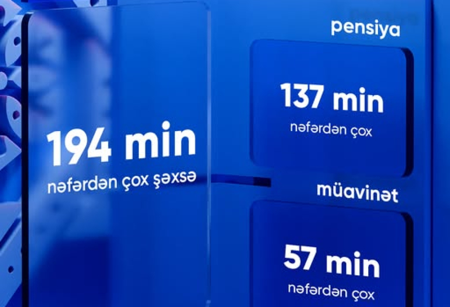 Pensiya və müavinət alanların sayı açıqlanıb