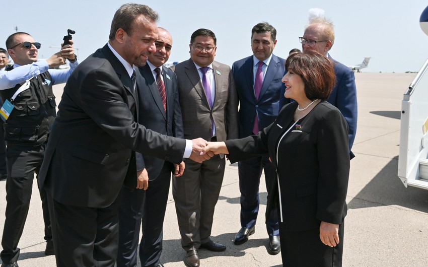 Sahibə Qafarova Qazaxıstanda səfərdədir