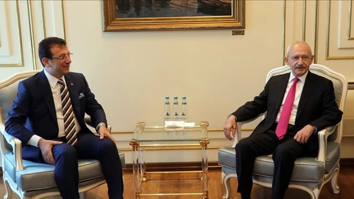 Kılıçdaroğlu İmamoğlunu ziyarət etdi