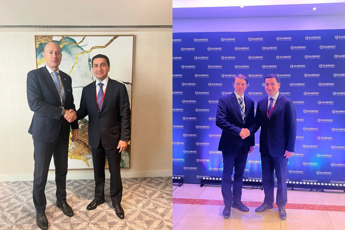 Hikmət Hacıyev Çex Respublikasının rəsmiləri ilə görüşüb