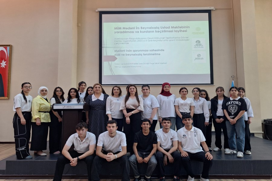 “Mədəni irsin qorunması sahəsində milli və beynəlxalq tənzimetmə” mövzusunda seminar keçirilib