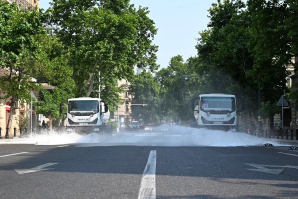 Bakıda növbəti geniş təmizlik işləri aparıldı