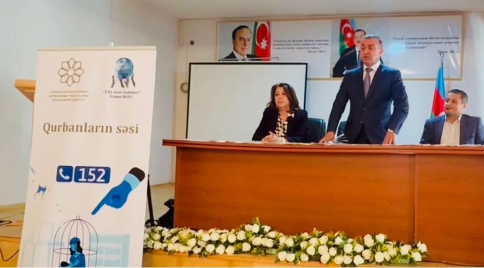 XXI Əsrin Qadınları İB ”Qurbanların səsi" layihəsi çərçivəsində Şamaxı Dövlət Regional Kollecində tədbir keçirib