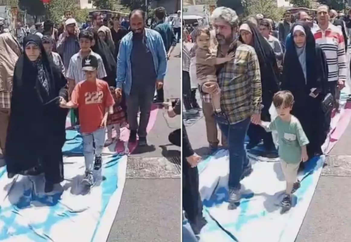 Tehranda ABŞ və İsrail bayrağını tapdaladılar