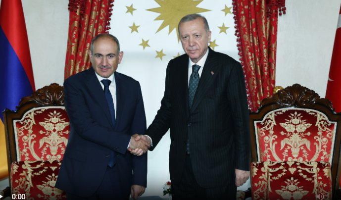 Paşinyan Ərdoğanla görüşdən RAZI GÖRÜNÜR
