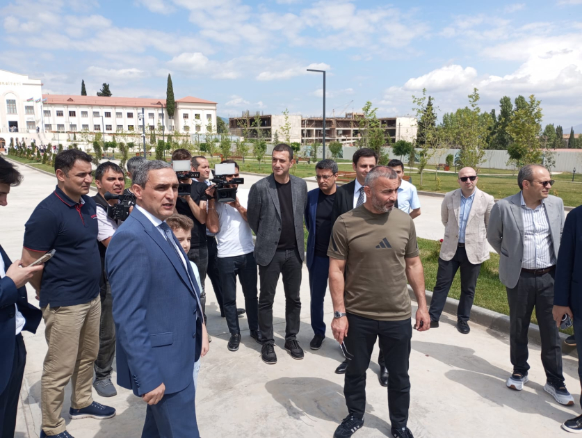 "Qarabağ"ın Xankəndidə tələbələrlə görüşü olub