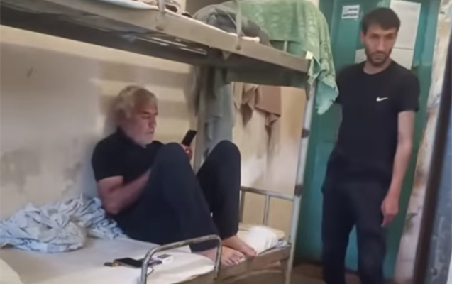 Rusiyada saxlanılan azərbaycanlıların həbsxanadan görüntüləri