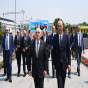 Baş nazirlər Heydər Əliyevin barelyefini ziyarət etdi - FOTOLAR