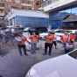Bakıda gəlin maşını yolu kəsdi- FOTOLAR      