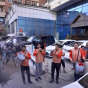 Bakıda gəlin maşını yolu kəsdi- FOTOLAR      