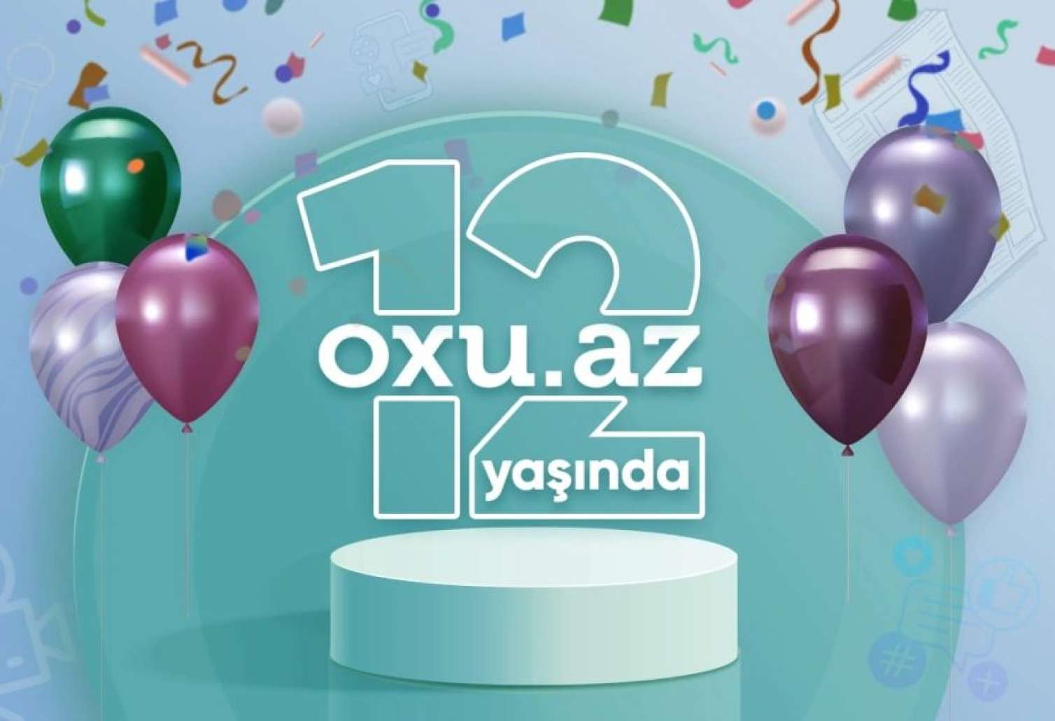 Oxu.az-ın 12 yaşı tamam olur