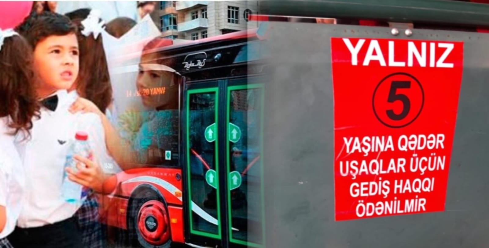 Uşaqlara neçə yaşdan gediş haqqı ödənilir? - RƏSMİ CAVAB