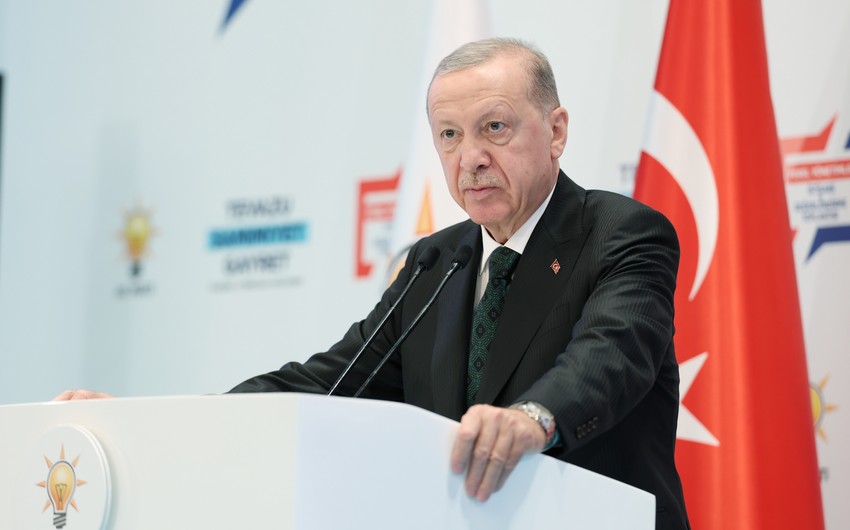 Ərdoğan: "ABŞ Qəzzada atəşkəsə nail olmaqda həlledici rola malikdir"
