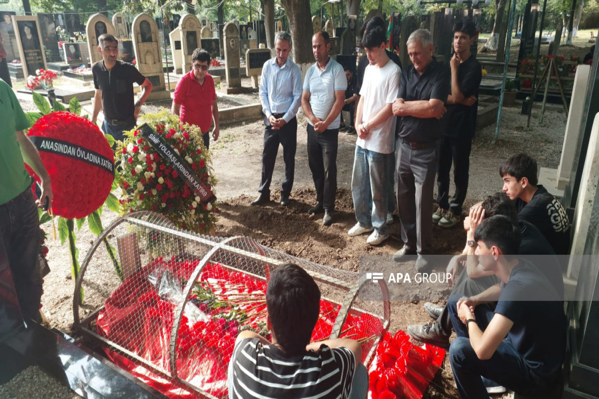 Almaniyada meyiti tapılan tələbə Lənkəranda dəfn edilib - FOTOLAR