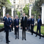 İlham Əliyev və Şavkat Mirziyoyev Özbəkistanın Azərbaycandakı səfirliyinin yeni binasının açılışında iştirak ediblər - YENİLƏNİB