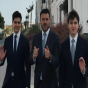 Emin oğulları ilə birlikdə Leyla Əliyevanı təbrik etdi - VİDEO