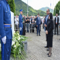 Sahibə Qafarova Srebrenitsa qurbanlarının xatirəsinə həsr olunan anım mərasimində iştirak edib
