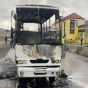 Bakıda avtobusda yanğın olub