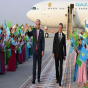 Qazaxıstan Prezidenti Türkmənistanda səfərdədir