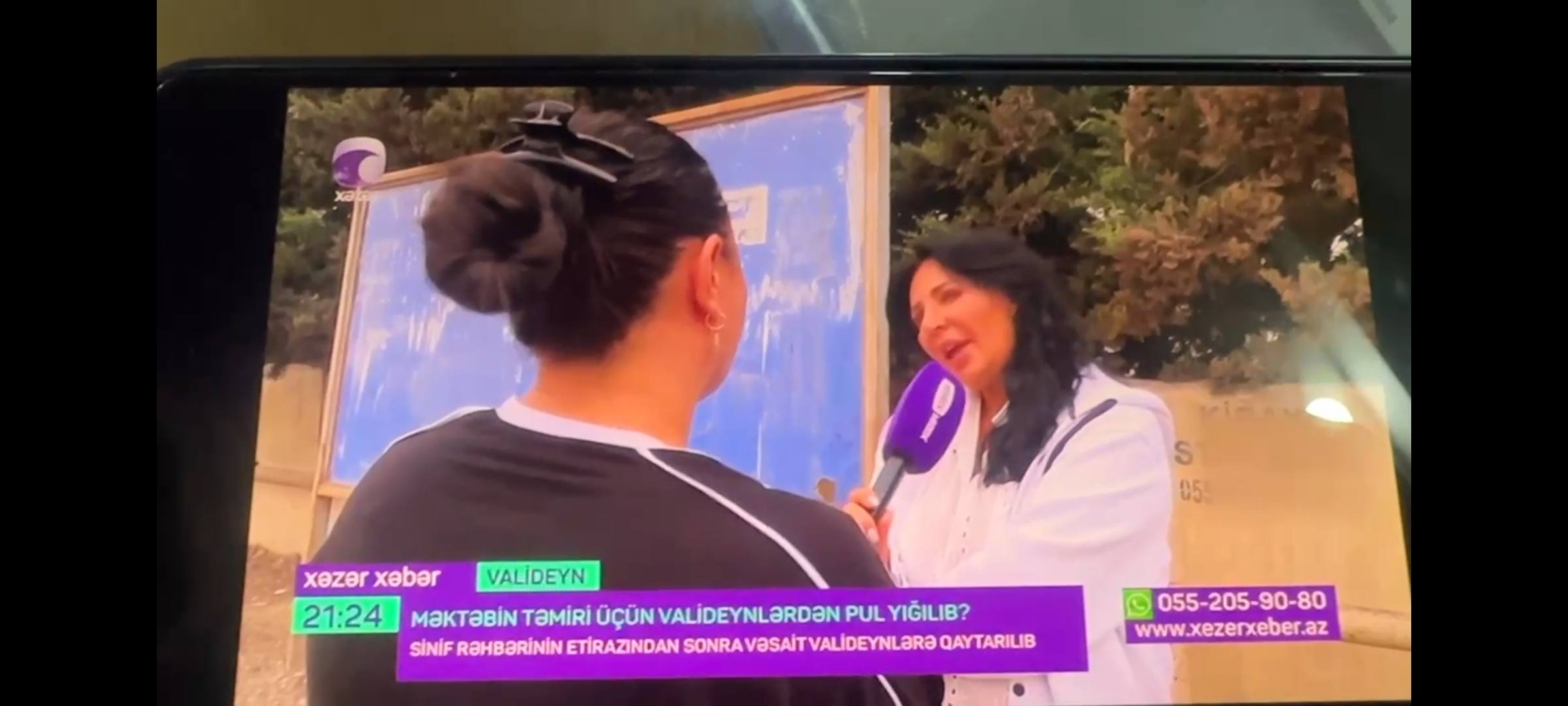 Məktəbində pul yığıldığı deyilən direktordan CAVAB