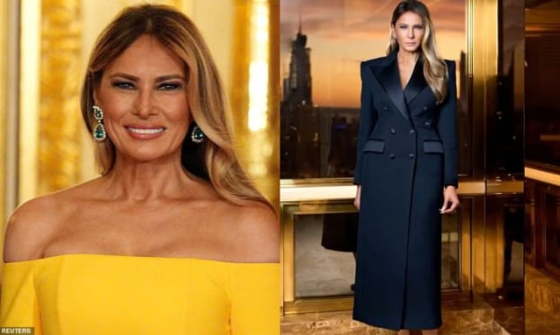 Melaniyanın əkizi hamını ŞOKA SALDI