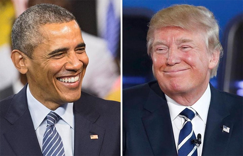 Tramp Obama ailəsini meymuna ÇEVİRDİ