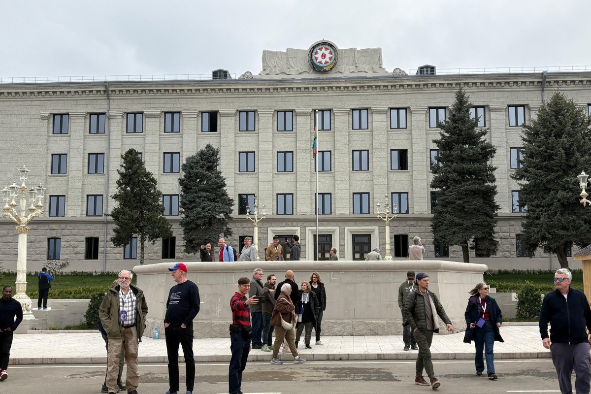 Beynəlxalq səyyahlar Xankəndiyə gediblər - FOTOLAR