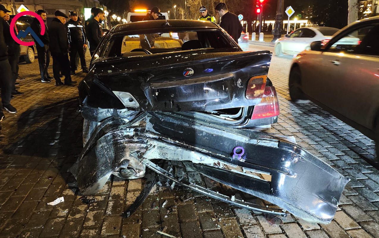 Gəncədə zəncirvari qəza - Xəsarət alanlar var