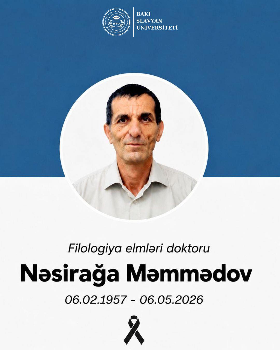 Elmlər doktoru vəfat etdi