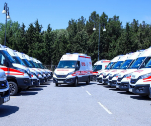 Regionlara 25 yeni ambulans və reanimobil təhvil verilib