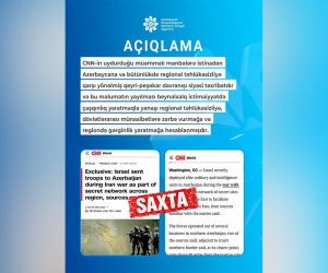 Azərbaycana qarşı yeni dezinformasiya cəbhəsi: “Onlar bu cür saxta xəbərlər yaymaqla...”