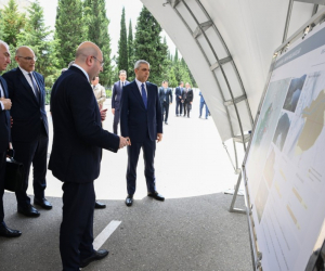 Əlaqələndirmə Qərargahının iclasının iştirakçıları Ağdərə şəhərinin Baş planı ilə tanış olublar