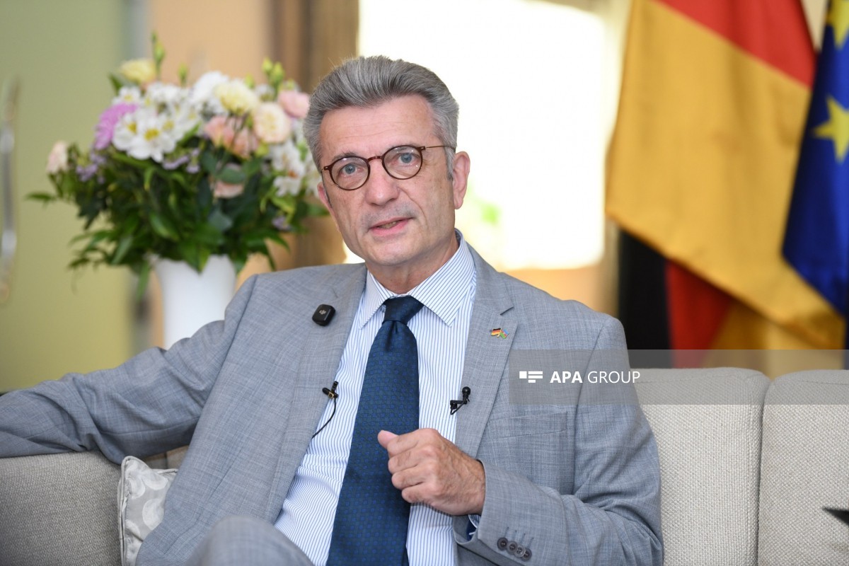 Almaniya səfiri: "Ən mühüm regional inkişaf Azərbaycanla Ermənistan arasında sülh prosesidir"